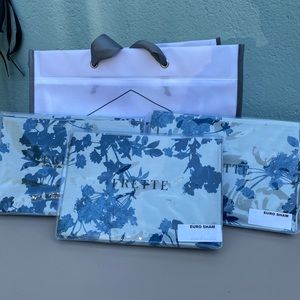 3 Frette Euro shams